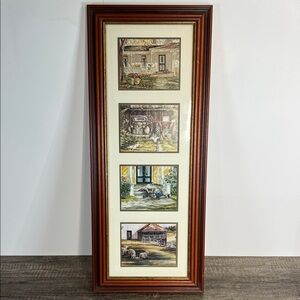 Trisha Romance Four Seasons Framed Art Print Set